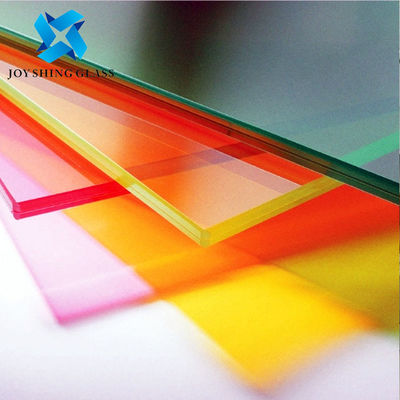 8+8mm Κόκκινο στρωμένο γυαλί 0,76mm PVB Interlayer στρωμένο γυαλί
