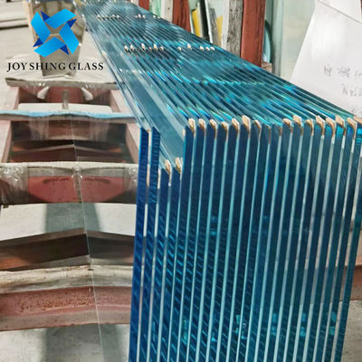 F - Γαλάζιο Χαρακτηρισμένο Ζεστό Γυαλί 12 mm Χρωματισμένο Γυαλί Ασφάλειας