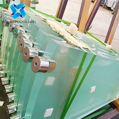 Προσαρμοσμένα Ultra Clear Anti Slip laminated γυάλινα σκαλοπάτια