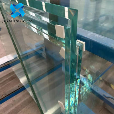 12 mm Ultra Clear Frameless Tempered Glass Railing για σκάλες