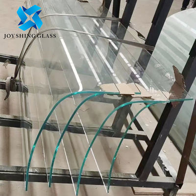 8mm Ultra Clear Bended Toughened Glass για καμπυλωτό γυαλί σκάλας